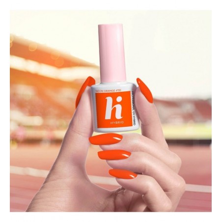 Гел лак 110 Neon Orange Hi Hybrid