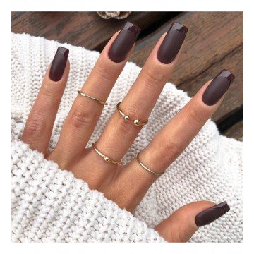 Гел лак 076 Black Coffee Semilac