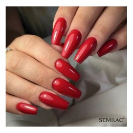 Гел лак 027 Intense Red Semilac