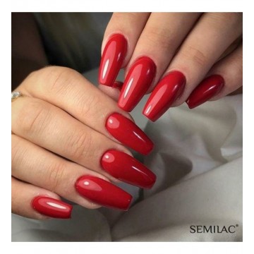 Гел лак 027 Intense Red Semilac