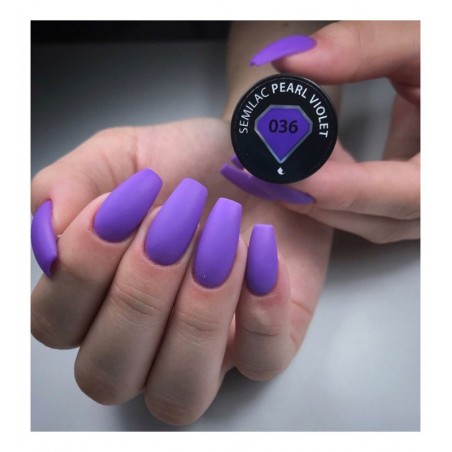 Гел лак 036 Pearl Violet Semilac
