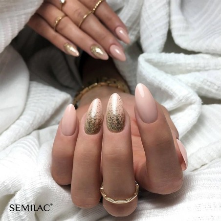 Гел лак 037 Gold Disco Semilac