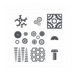 Шаблон за аерограф Majida