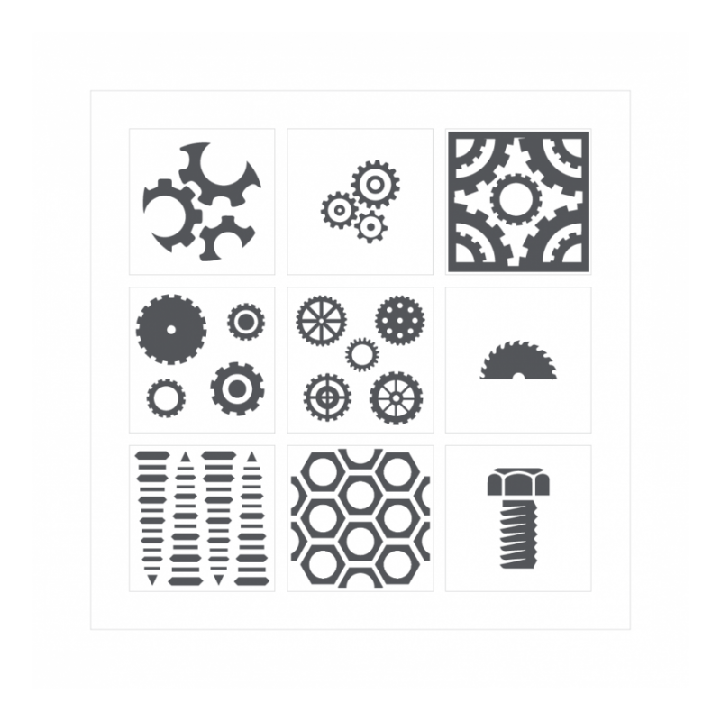 Шаблон за аерограф Majida