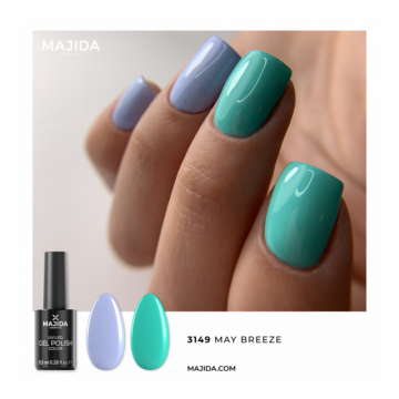 Гел лак 3149 May Breeze Majida