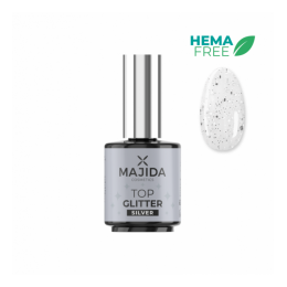 Топ със сребърни частици Majida Glitter Silver 15 мл.