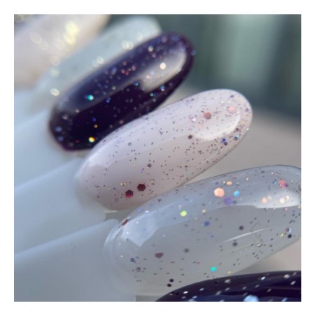 Топ със сребърни частици Majida Glitter Silver 15 мл.