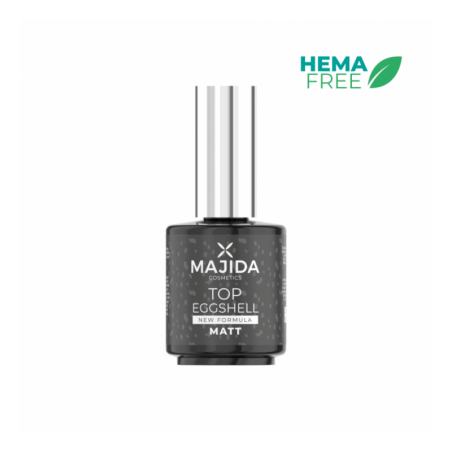 Топ пъдпъдъче яйце мат Majida Eggshell Black Matt 15 мл.