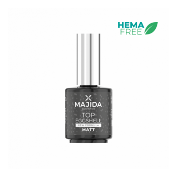 Топ пъдпъдъче яйце мат Majida Eggshell Black Matt 15 мл.