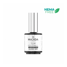 Топ пъдпъдъче яйце Majida Eggshell Black Glossy Dry 15 мл.
