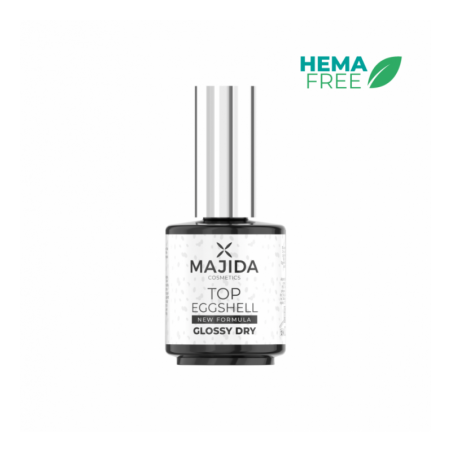 Топ пъдпъдъче яйце Majida Eggshell Black Glossy Dry 15 мл.