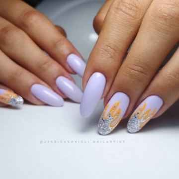 Гел лак 3041 Lilla Dress Majida