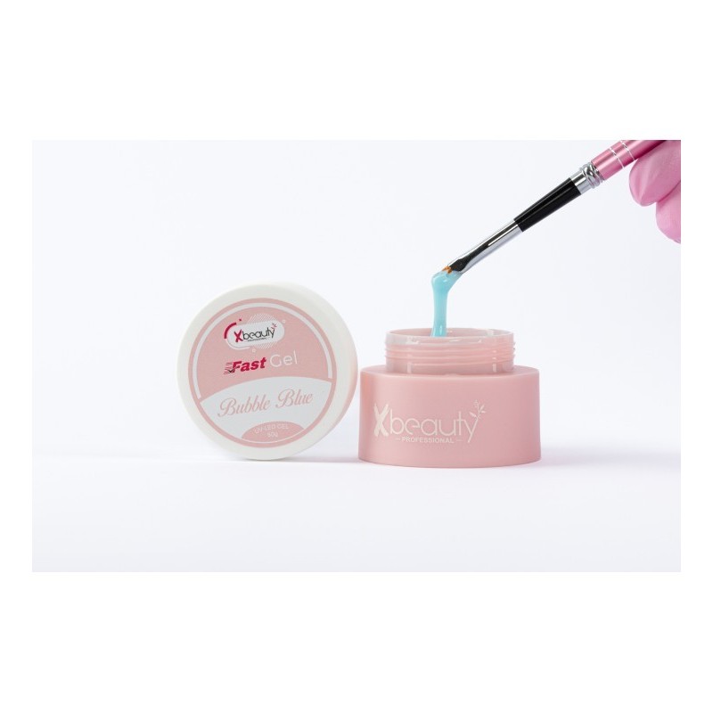 Гел Fast Bubble Blue Xbeauty 50 мл.