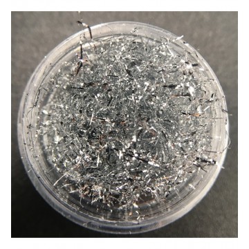 Накъсано фолио за декорация Сребро