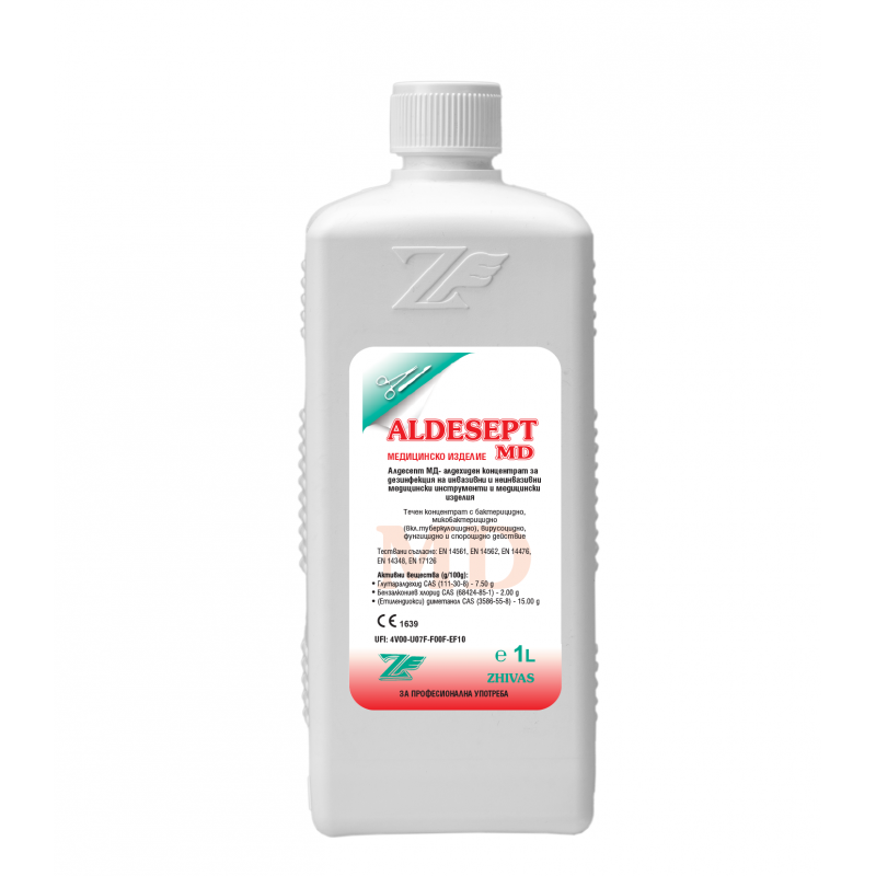 Дезинфектант за инструменти Алдесепт MD 1 л.