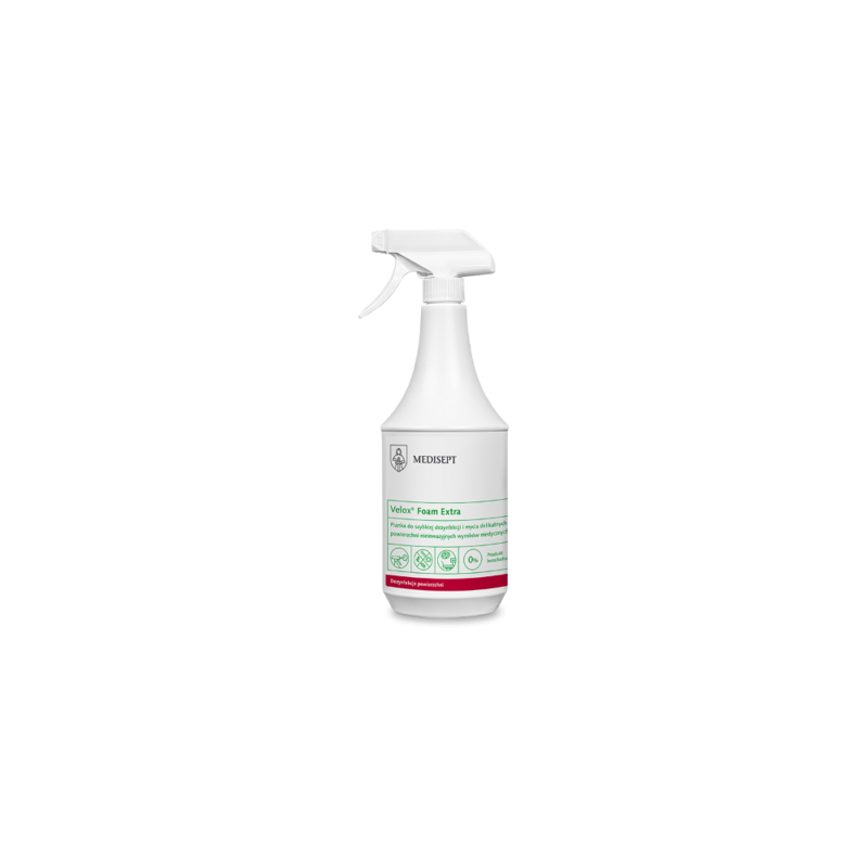 Дезинфектант за повърхности Medisept Velox Foam Extra 1 л.