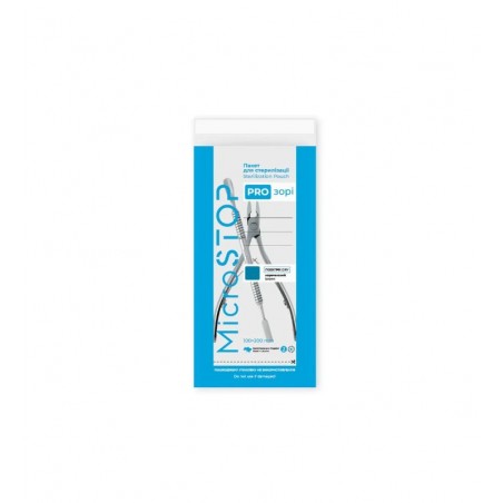 Крафт пакет 100х200 мм. 1бр. прозрачни