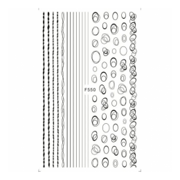 Лента за дизайн Черна F550