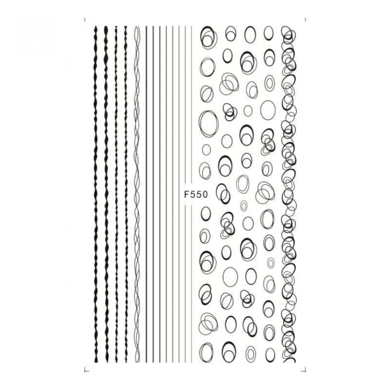 Лента за дизайн Черна F550