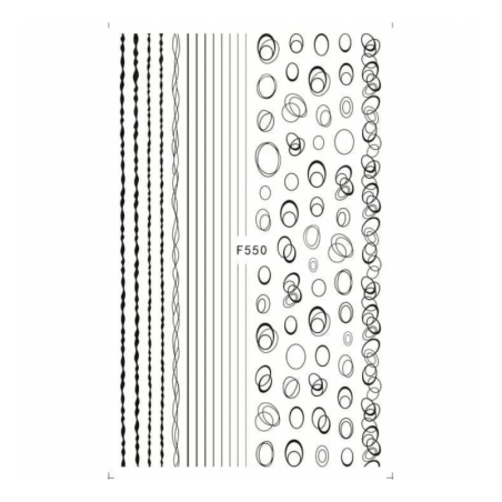 Лента за дизайн Черна F550