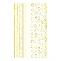 Лента за дизайн Златна F550