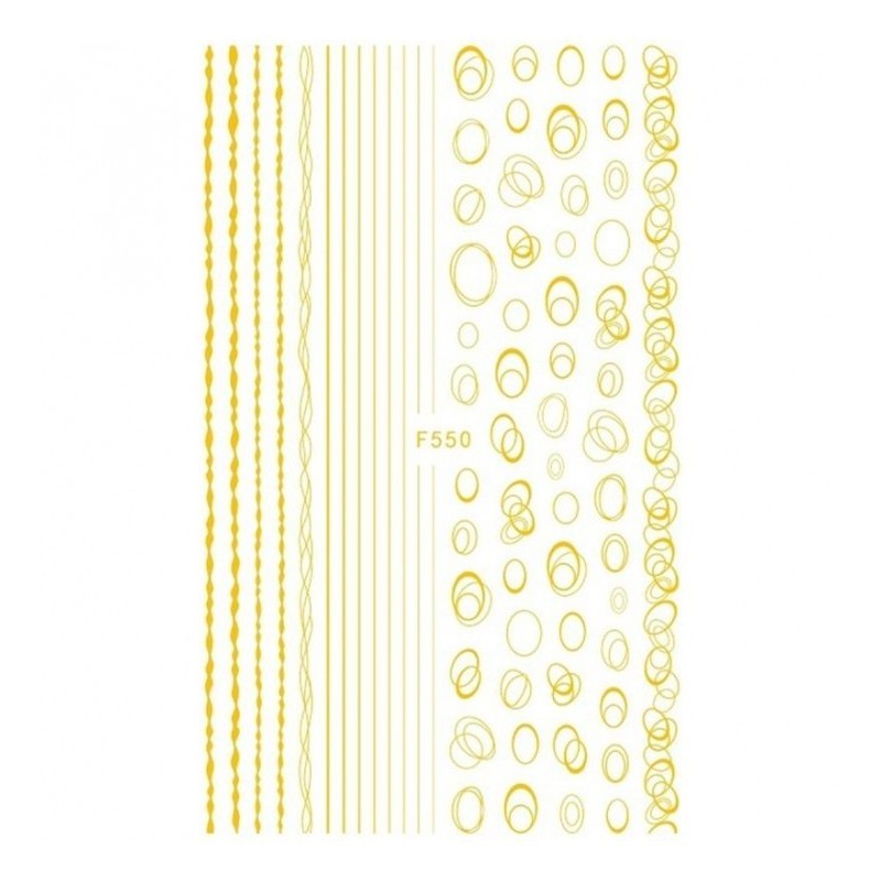 Лента за дизайн Златна F550