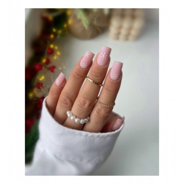 Топ със сини частици мат Semilac Т29 Snow Floe