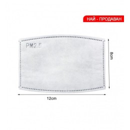 Филтър за маска с въглен