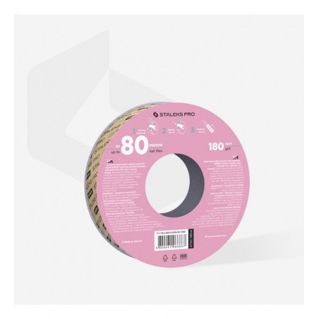 Абразивна лента пълнител калъф 180 грит Staleks - бяла