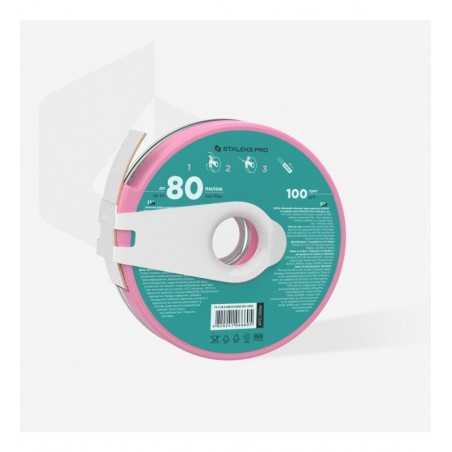 Абразивна лента калъф с резач 100 грит - бяла