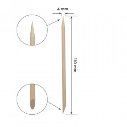 Дървени пръчици Staleks 110 мм. 100 бр.