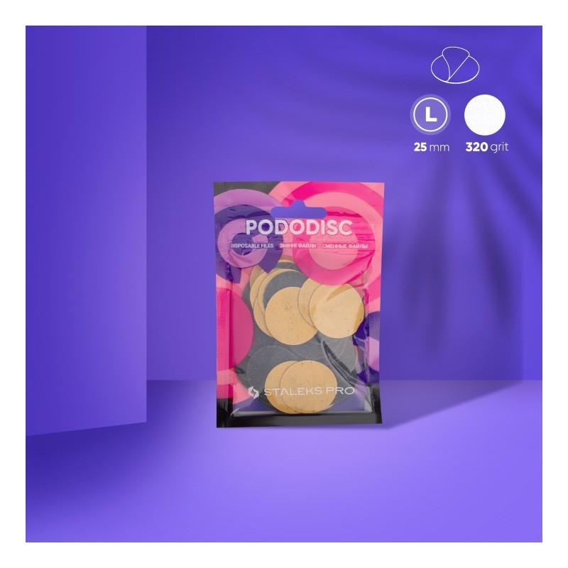 Абразиви за диск L 320 грит Staleks - 50бр.