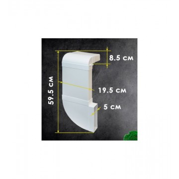 Прахоуловител AirKing за вграждане - десен