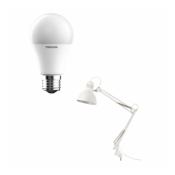 Комплект настолна лампа и крушка