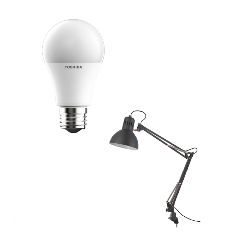 Комплект настолна лампа и крушка