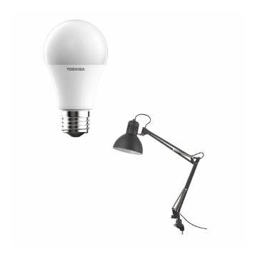 Комплект настолна лампа и крушка