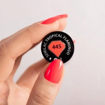 Гел лак 445 Tropical Flamingo Semilac