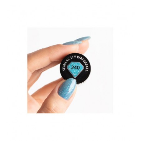 Гел лак 240 Icy Waterfall Semilac