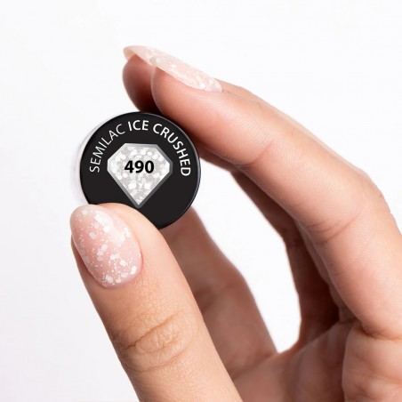 Гел лак 490 Ice Crushed Semilac