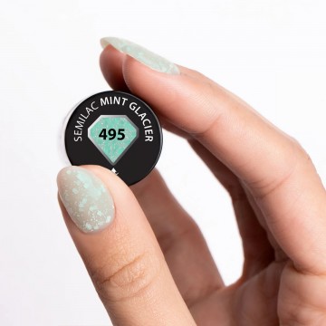 Гел лак 495 Mint Glacier Semilac