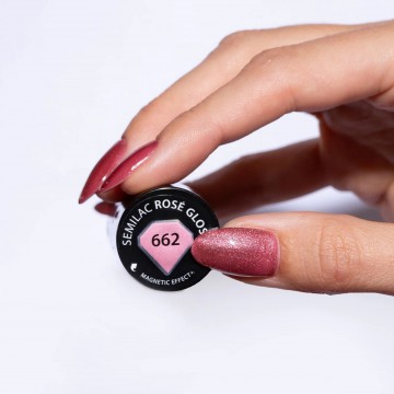 Гел лак 662 Rose Gloss Semilac