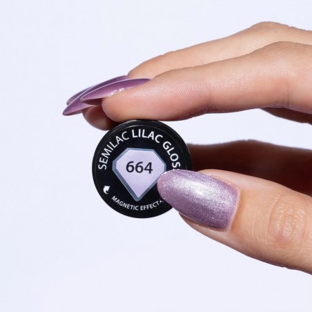 Гел лак 664 Lilac Gloss Semilac