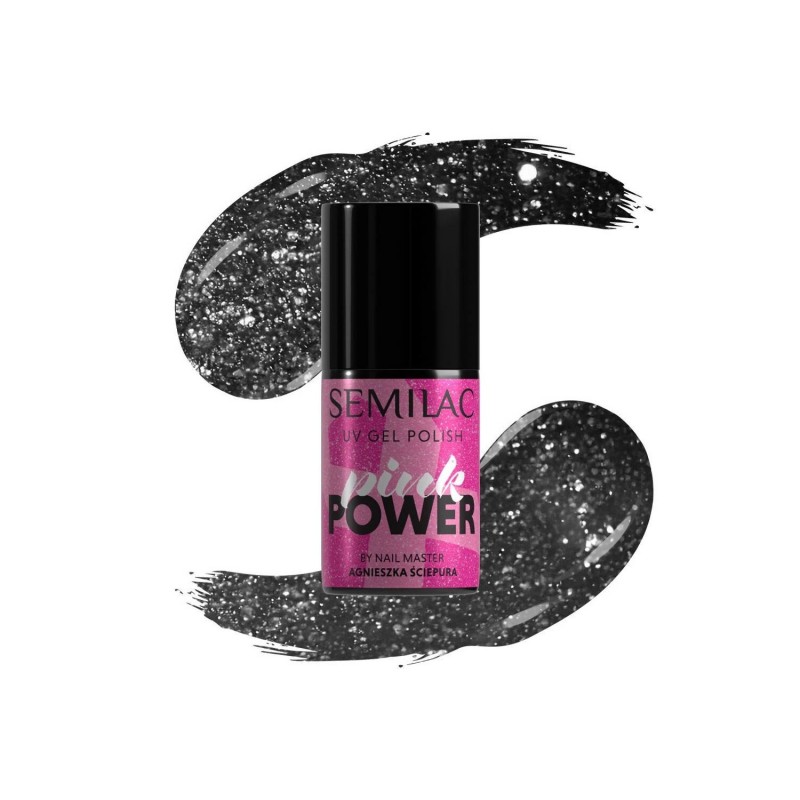 Гел лак A705 Black Opal Semilac