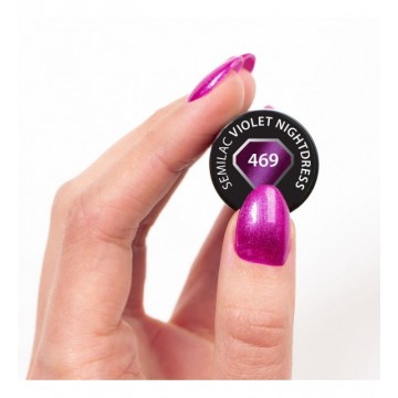 Гел лак 469 Violet Nightdress Semilac