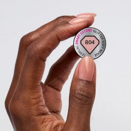 Гел в шише 804 Smart Builder Glitter Soft Beige Semilac 7 мл.