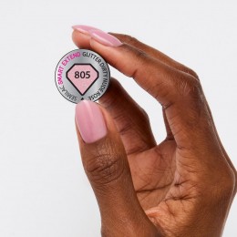 Гел в шише 805 Smart Builder Glitter Dirty Nude Rose Semilac 7 мл.