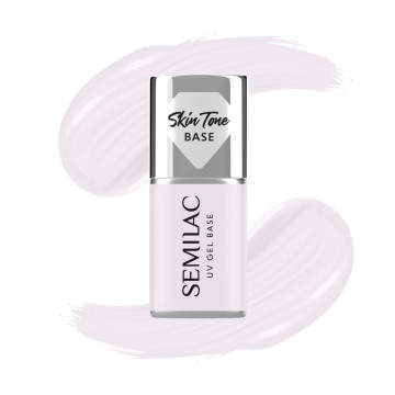 База Semilac Skin Tone Cover Milky Pink 7 мл.