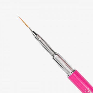 Четка за гел 2в1 Semilc розова