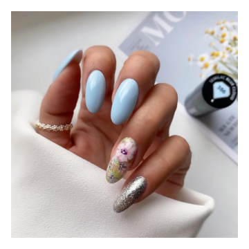 Гел лак 386 Blue Cloud Semilac