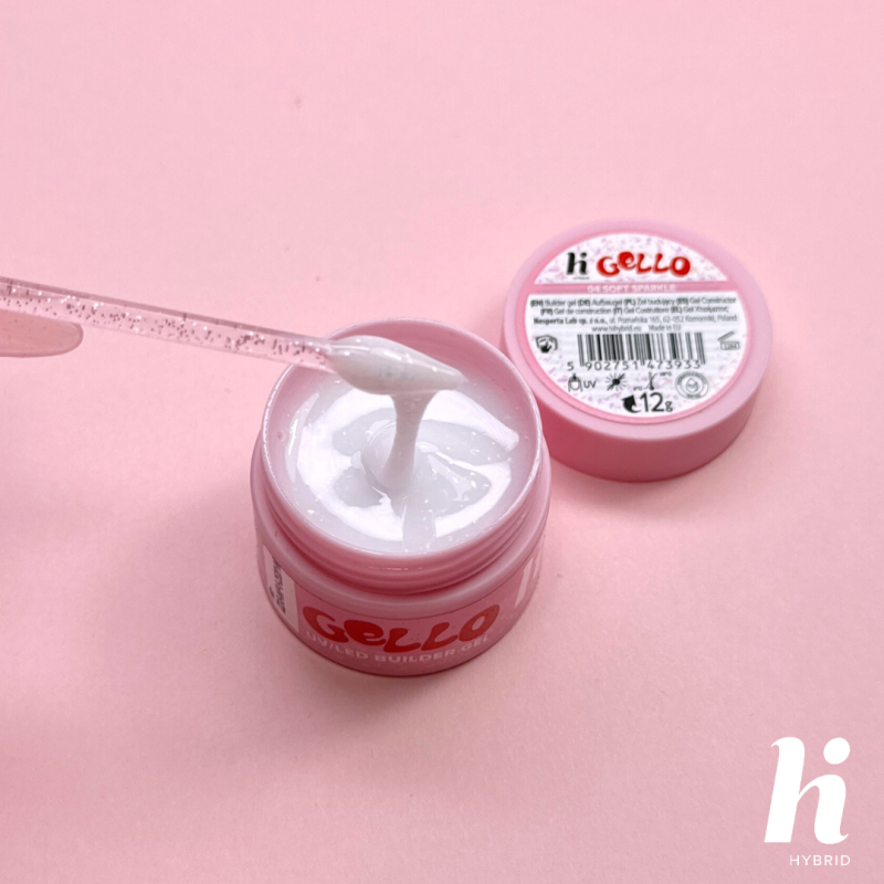 Гел HiHybrid 04 Soft Sparkle 12мл.